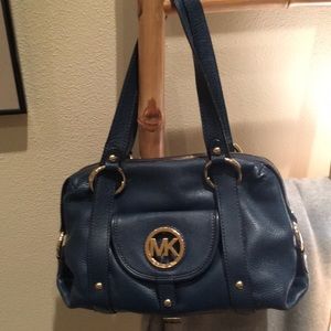 Blue Michael Kors Purse